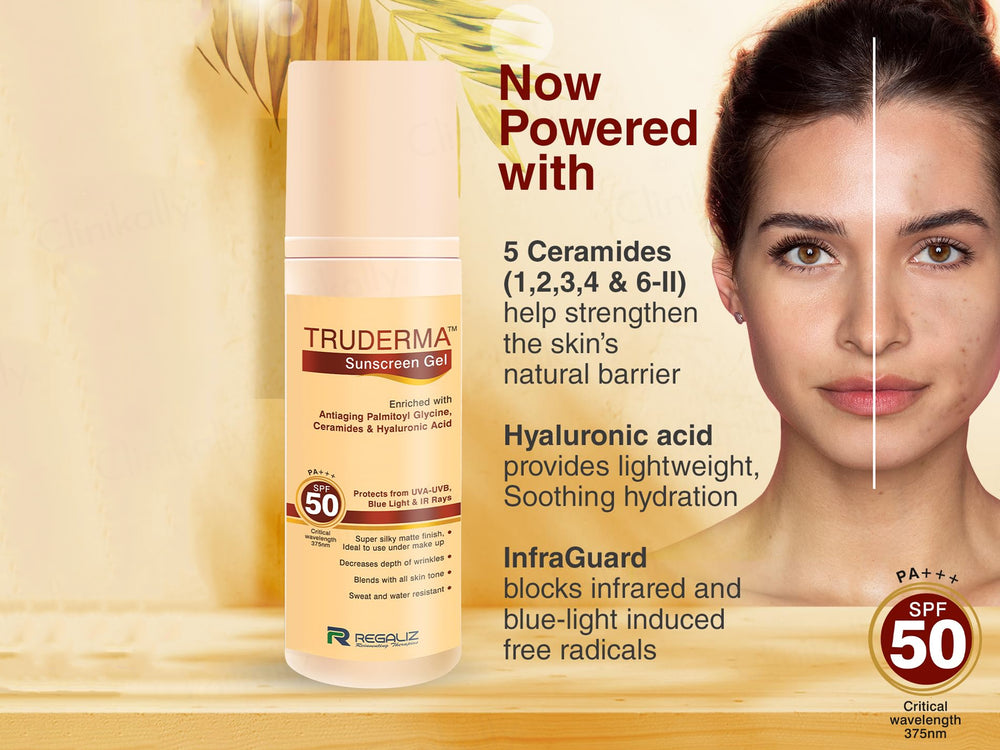 Truderma Sunscreen Gel SPF 50 PA+++