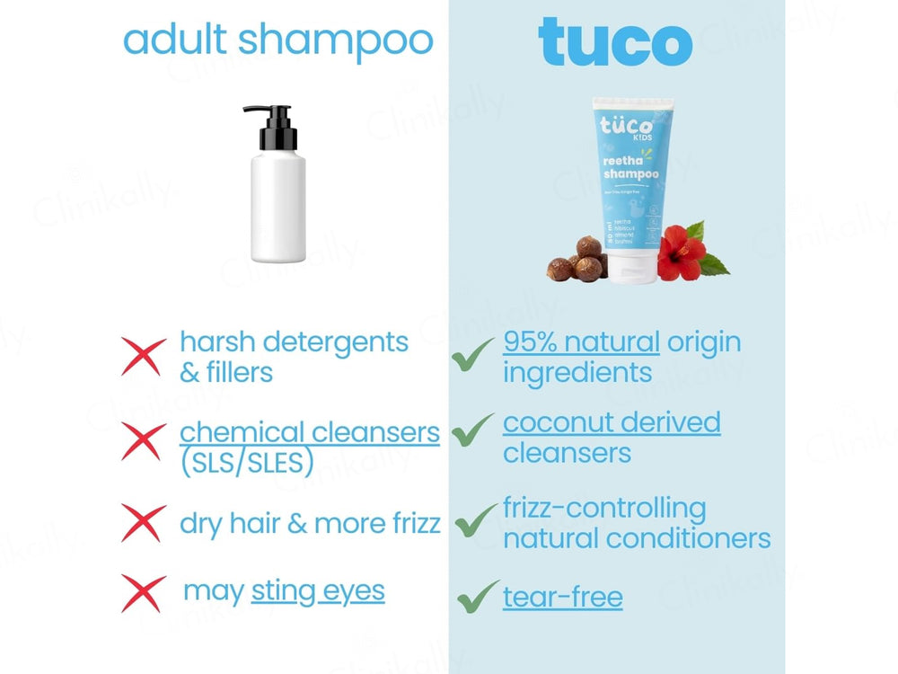 Tuco Kids Tear-Free & Tangle-Free Reetha Shampoo