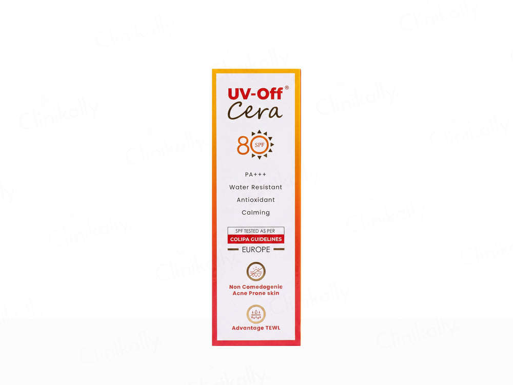 UV-Off Cera Sunscreen Cream SPF 80 PA+++