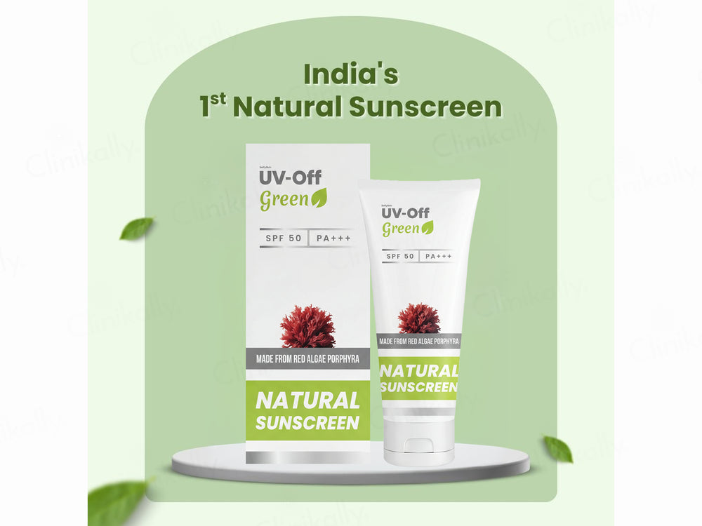 UV-Off Green Natural Sunscreen SPF 50 PA+++