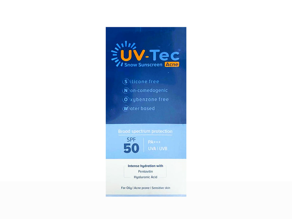 UV-Tec Acne Snow Sunscreen SPF 50 PA+++
