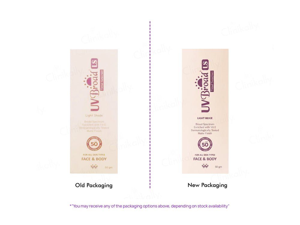 UV Broad LS Light Shade Tinted Sunscreen SPF 50 PA+++