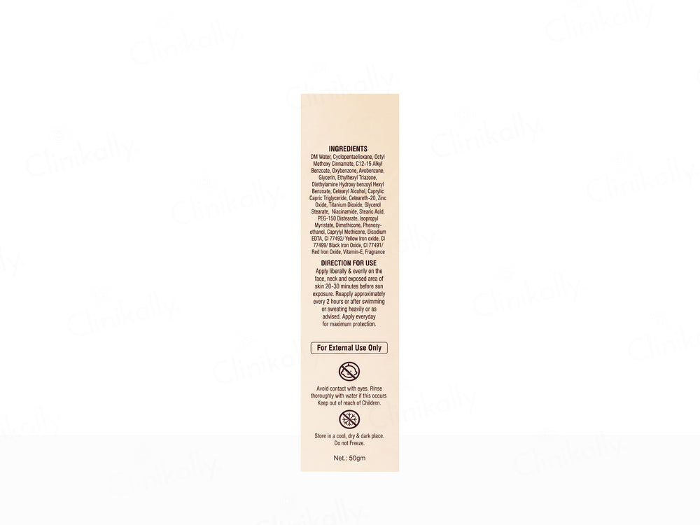 UV Broad LS Light Shade Tinted Sunscreen SPF 50 PA+++