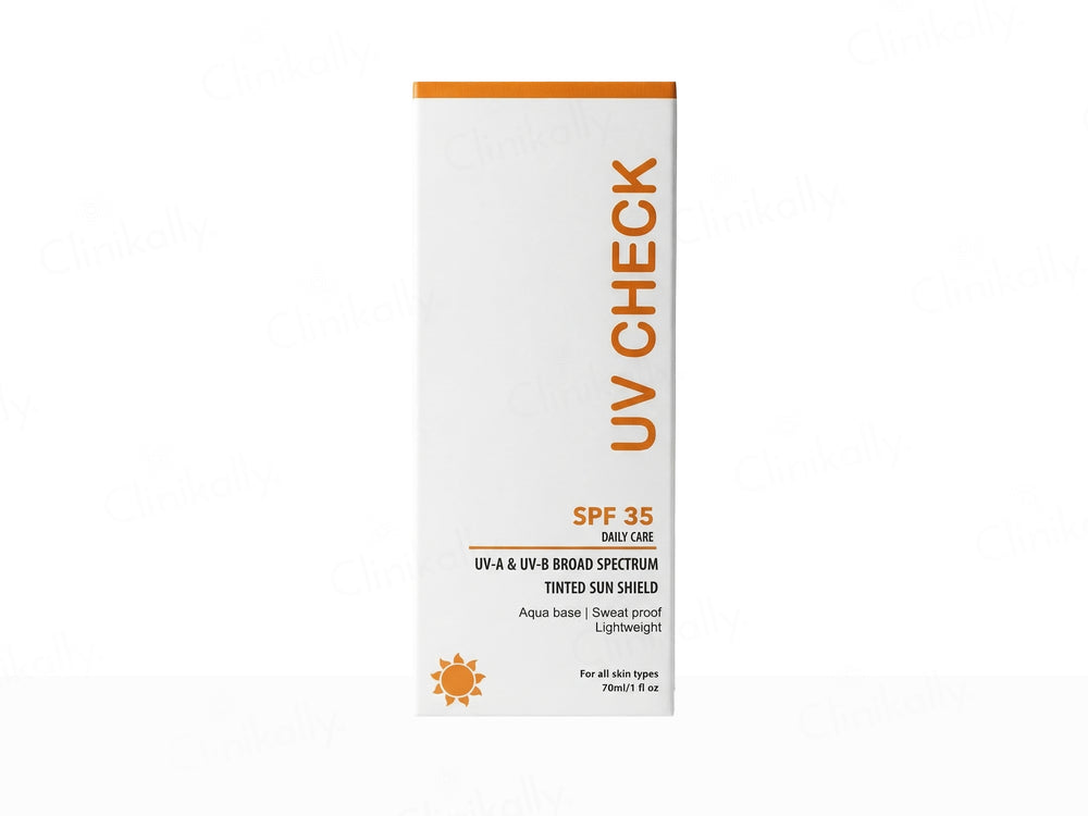 UV Check Tinted Sun Shield Lightweight Sunscreen SPF 35