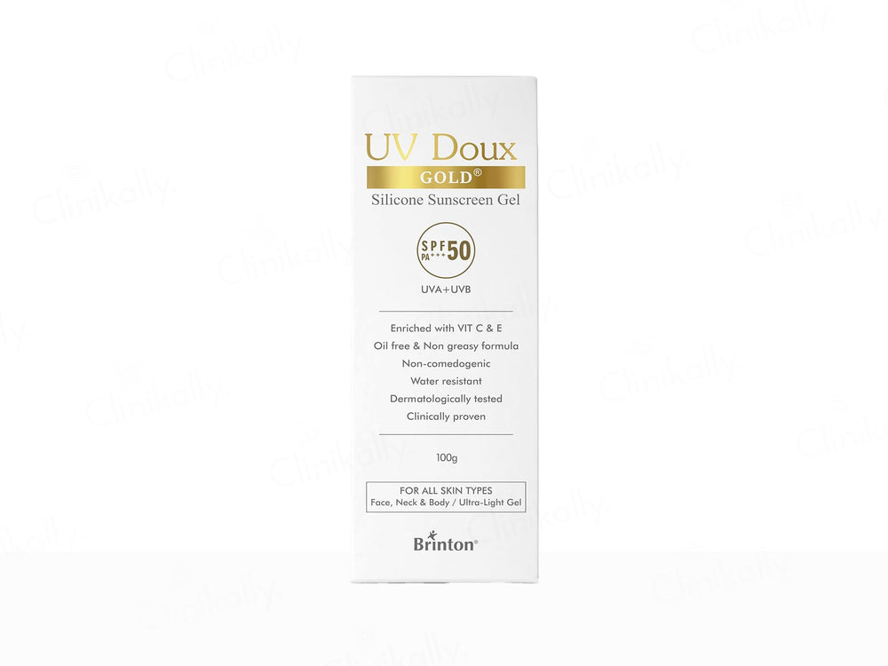 UV Doux Gold Silicone Sunscreen Gel SPF 50 PA+++