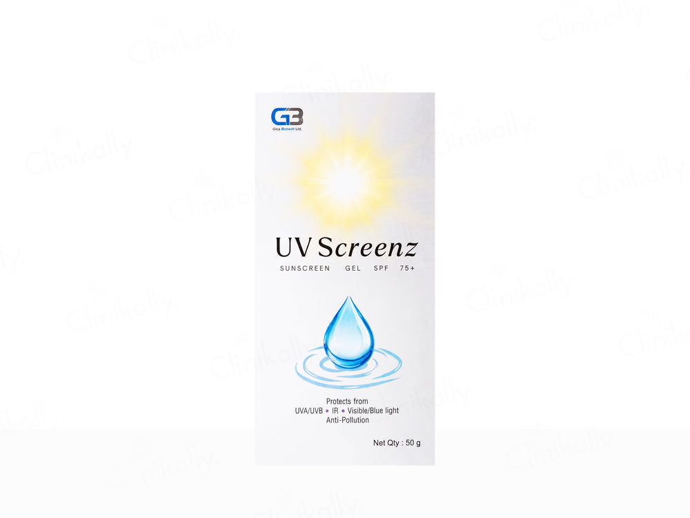 UV Screenz Sunscreen Gel SPF 75+