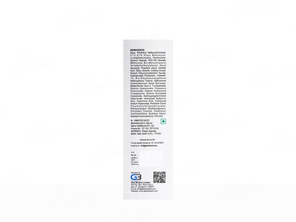 UV Screenz Sunscreen Gel SPF 75+