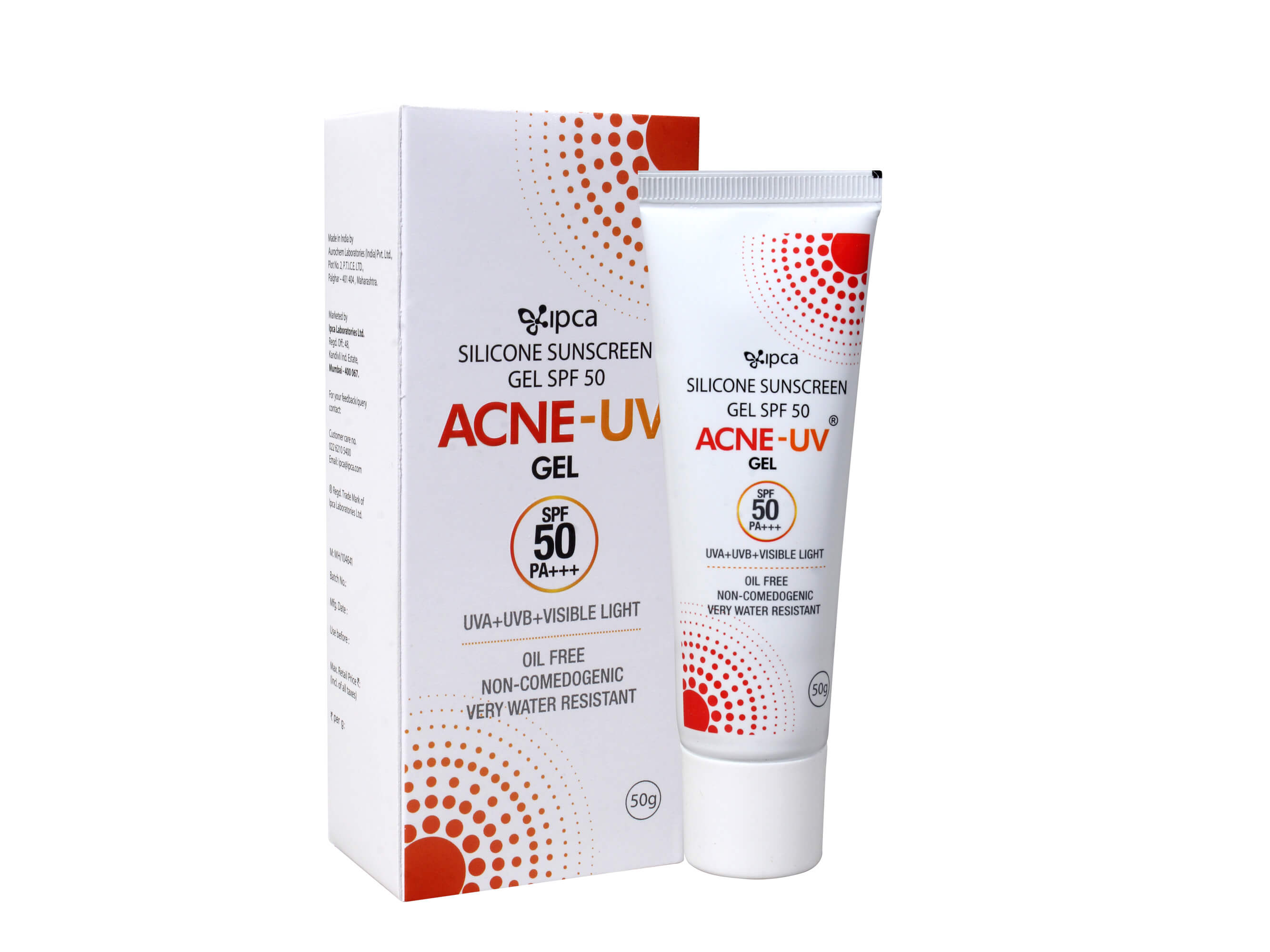 IPCA Acne-UV Gel Sunscreen SPF 50/PA+++-Clinikally