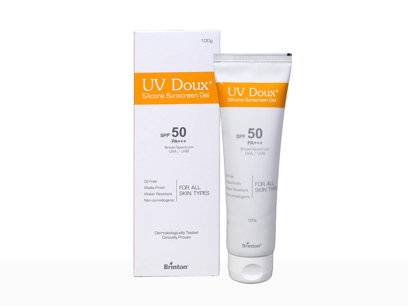 UV Doux Silicone Sunscreen Gel SPF 50 PA+++ - Clinikally