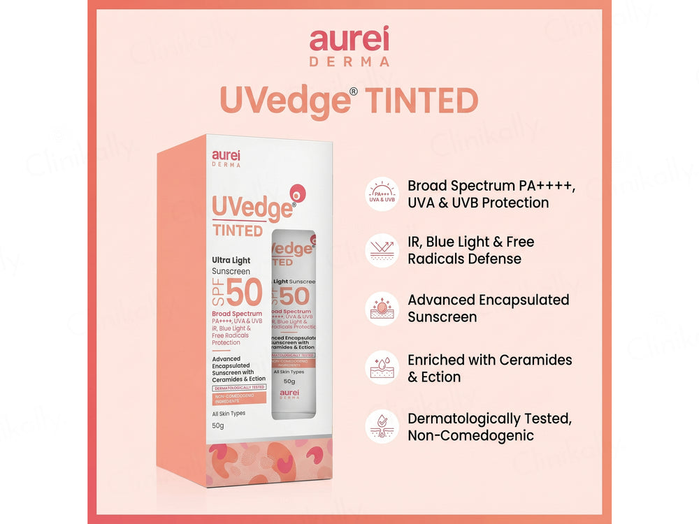 UVedge Tinted Sunscreen SPF 50 PA+++