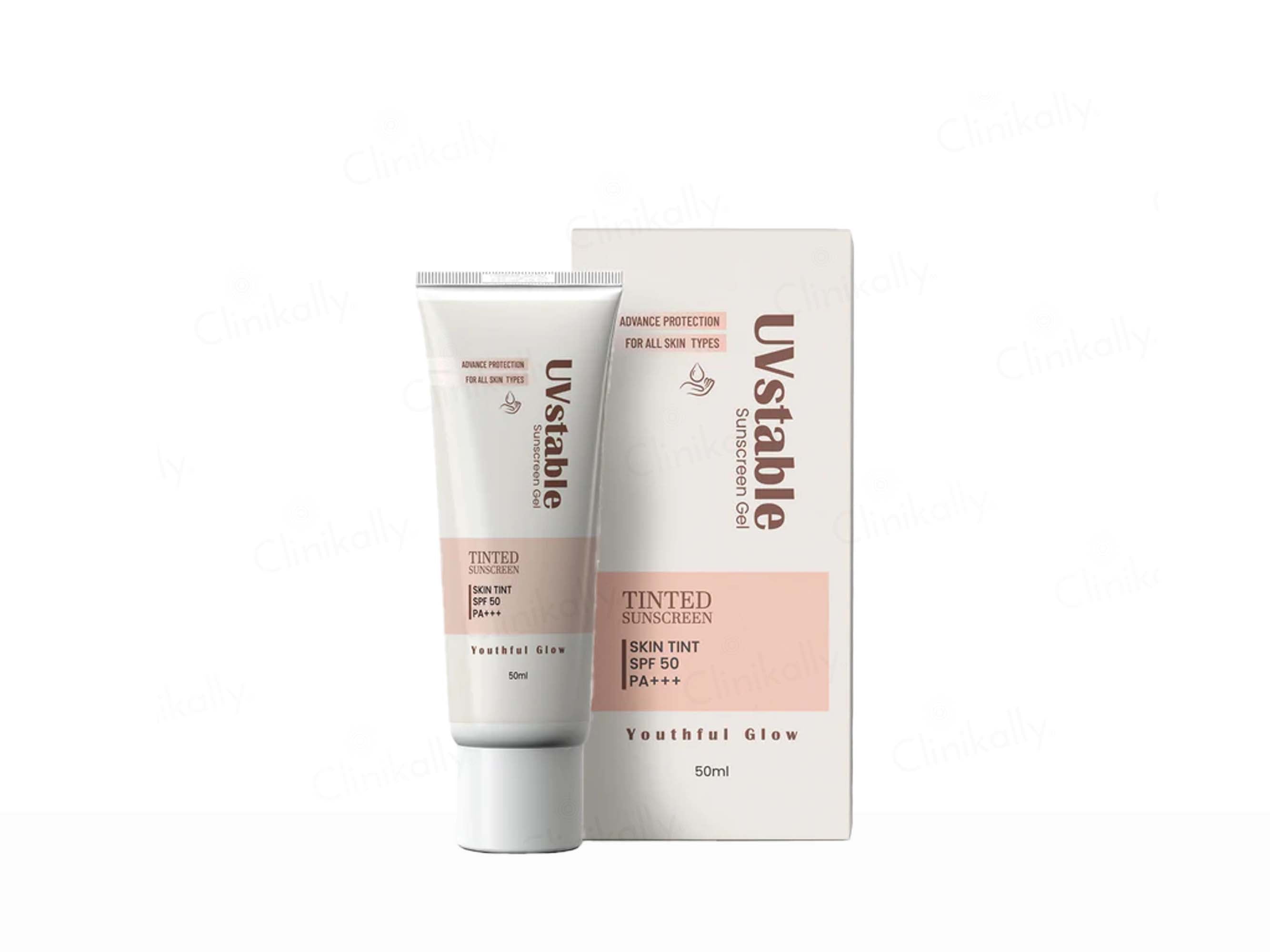 Buy UVstable Tinted Sunscreen Gel SPF 50 PA+++ Online at Best Price ...