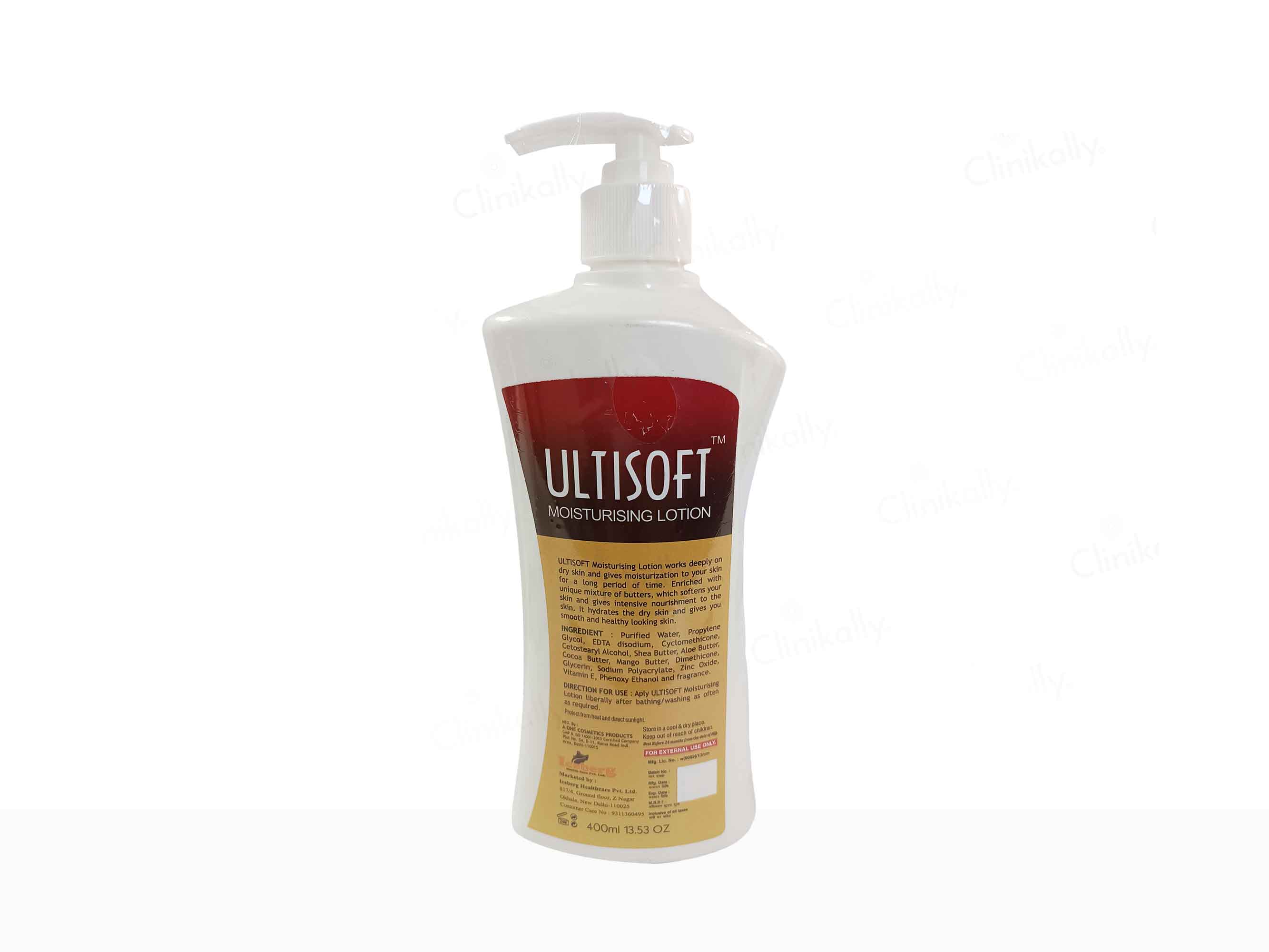 Ultisoft Moisturising Intense Hydrating Lotion - Clinikally
