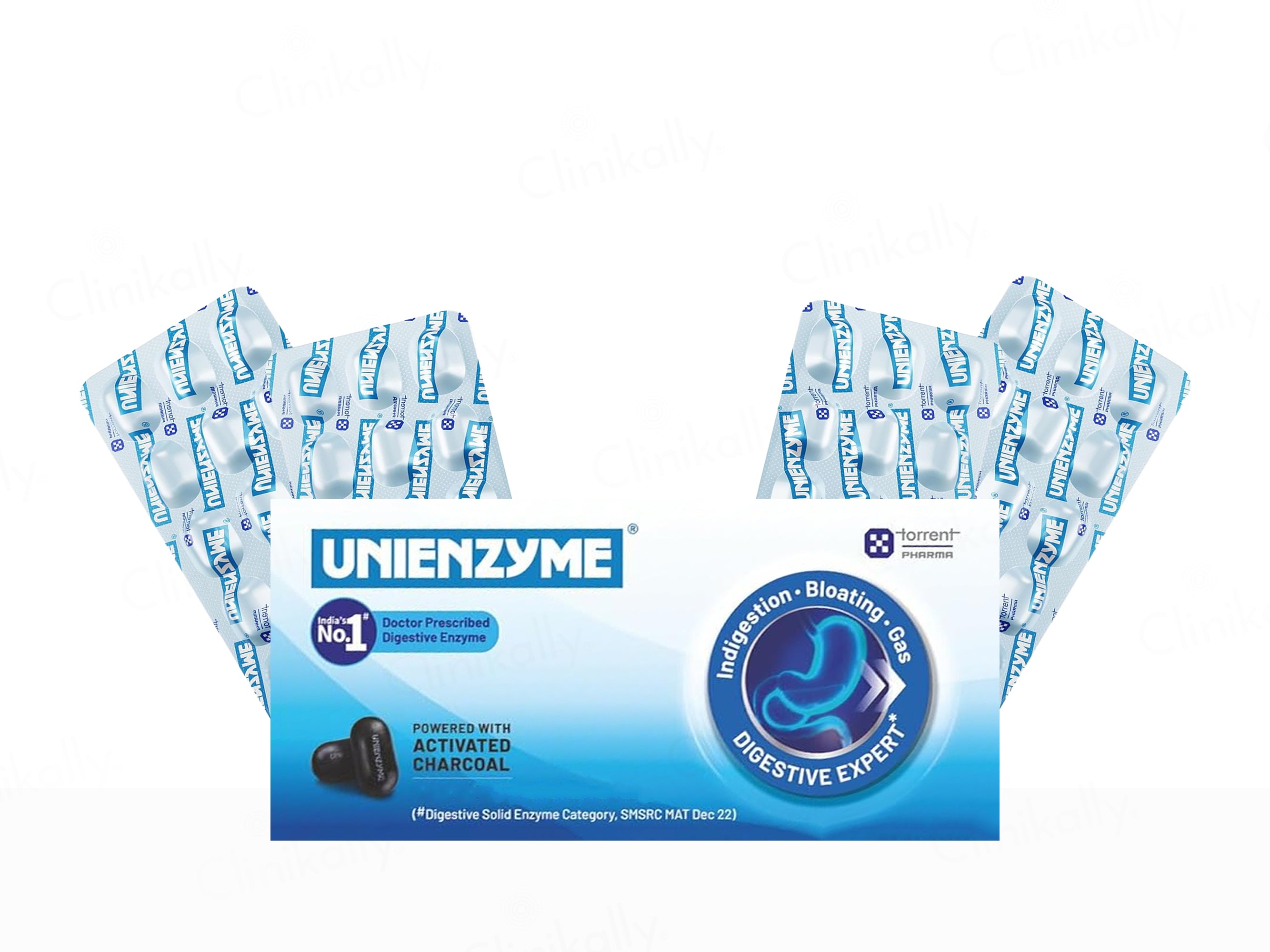 Unienzyme Tablet with Activated Charcoal