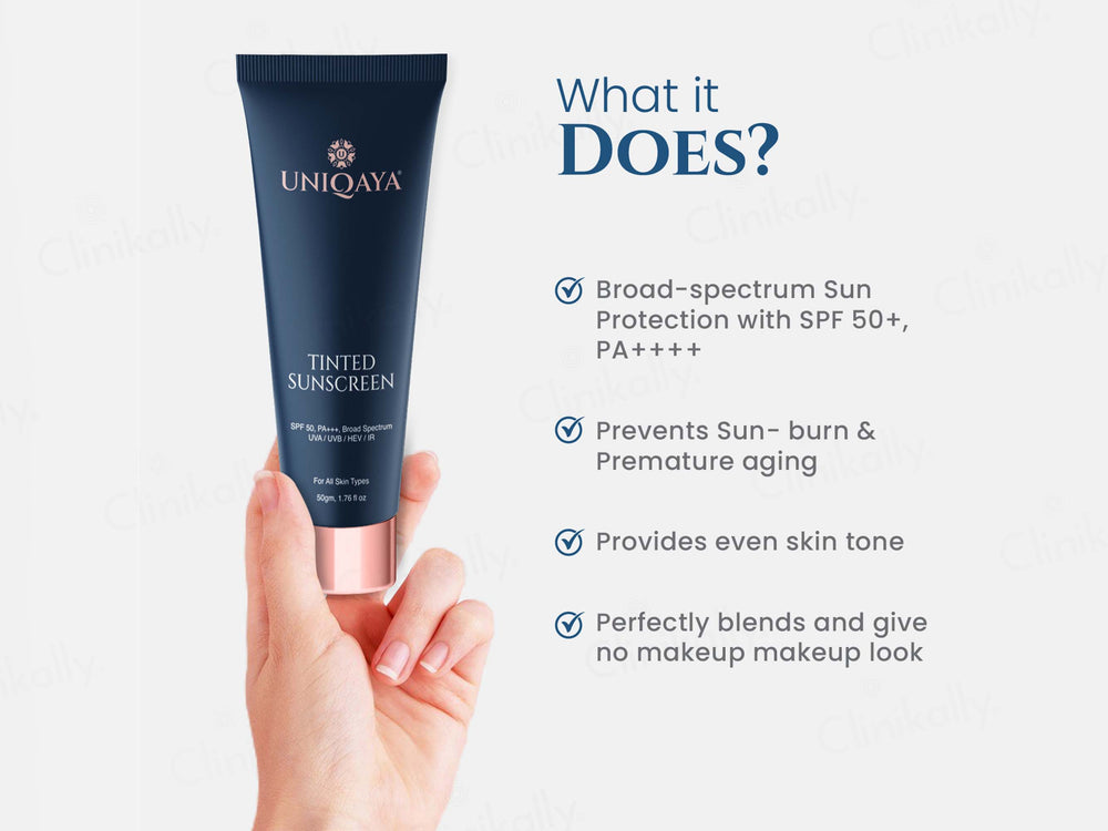 Uniqaya Tinted Sunscreen SPF 50 PA+++