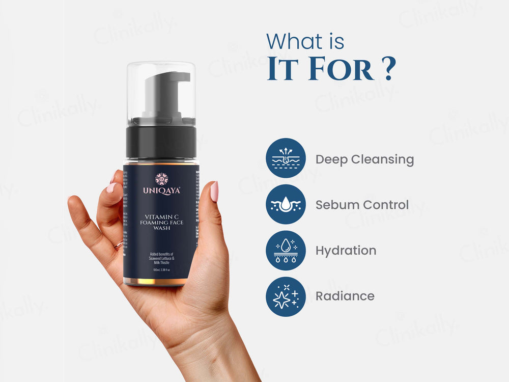Uniqaya Vitamin C Foaming Face Wash