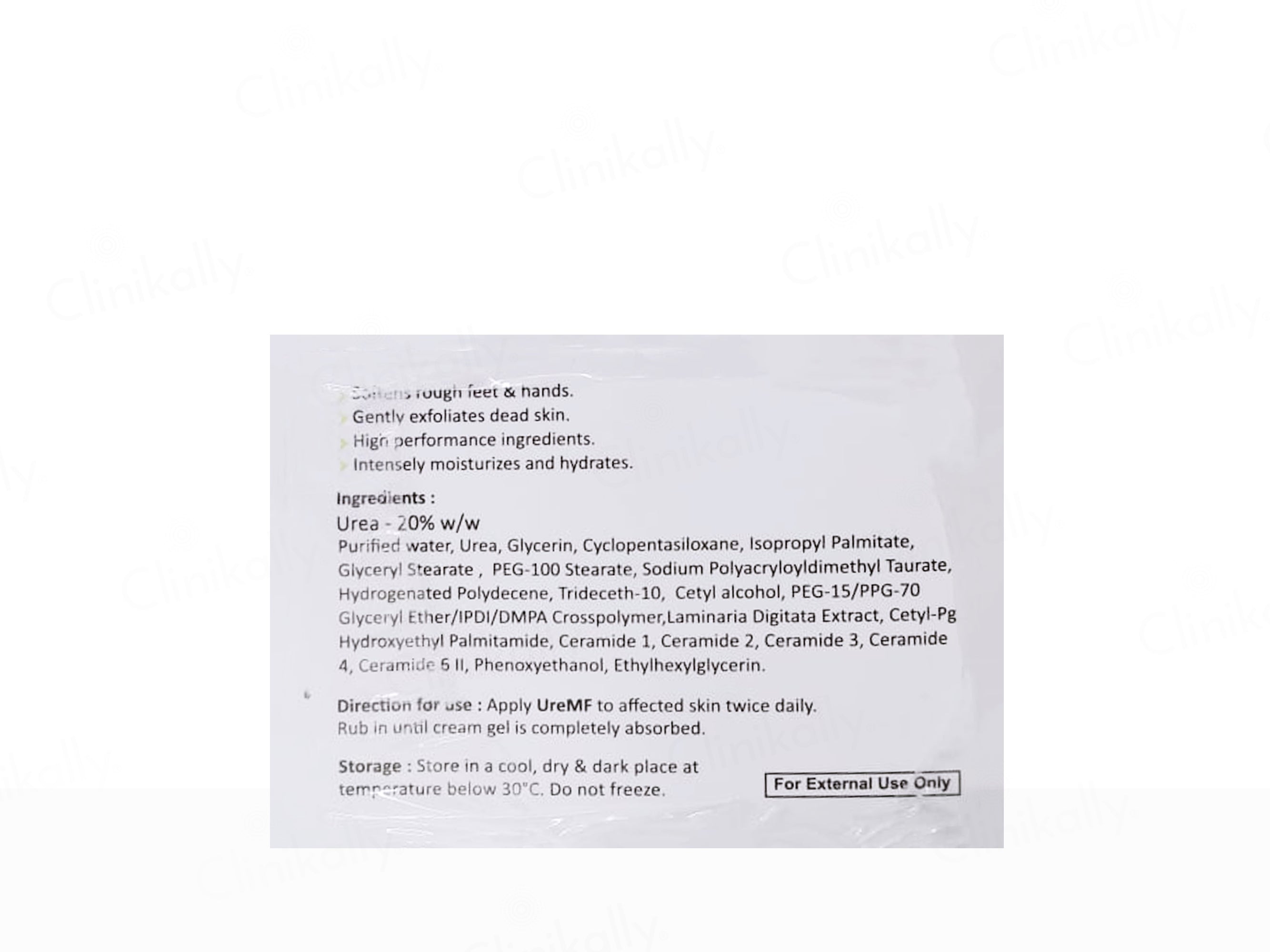 UreMF 20% Urea Hand & Foot Cream Gel