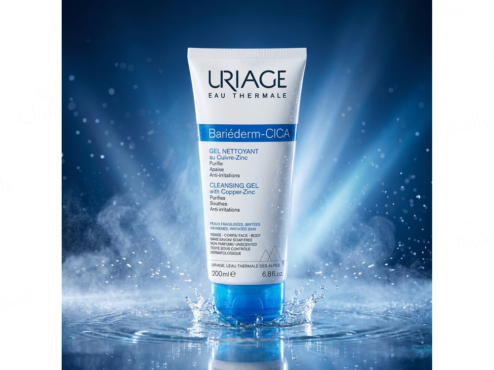 Uriage Bariederm-Cica Cleansing Gel With Copper Zinc
