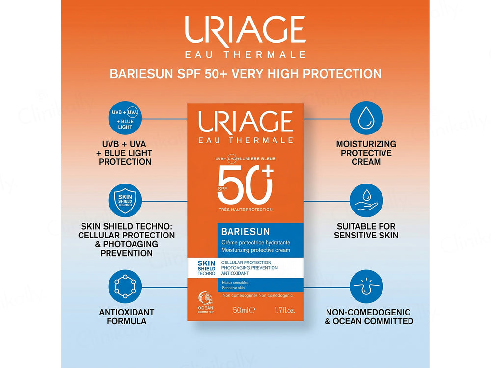 Uriage Bariesun Moisturizing Protective Cream SPF 50+