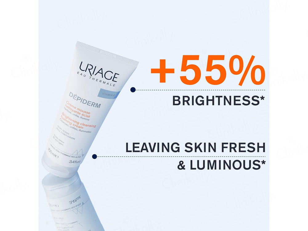 Uriage Depiderm Brightening Cleansing Foaming Cream With Vitamin C
