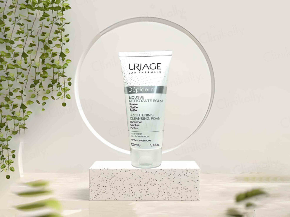 Uriage Depiderm Mousse Brightening Cleansing Foam - Clinikally