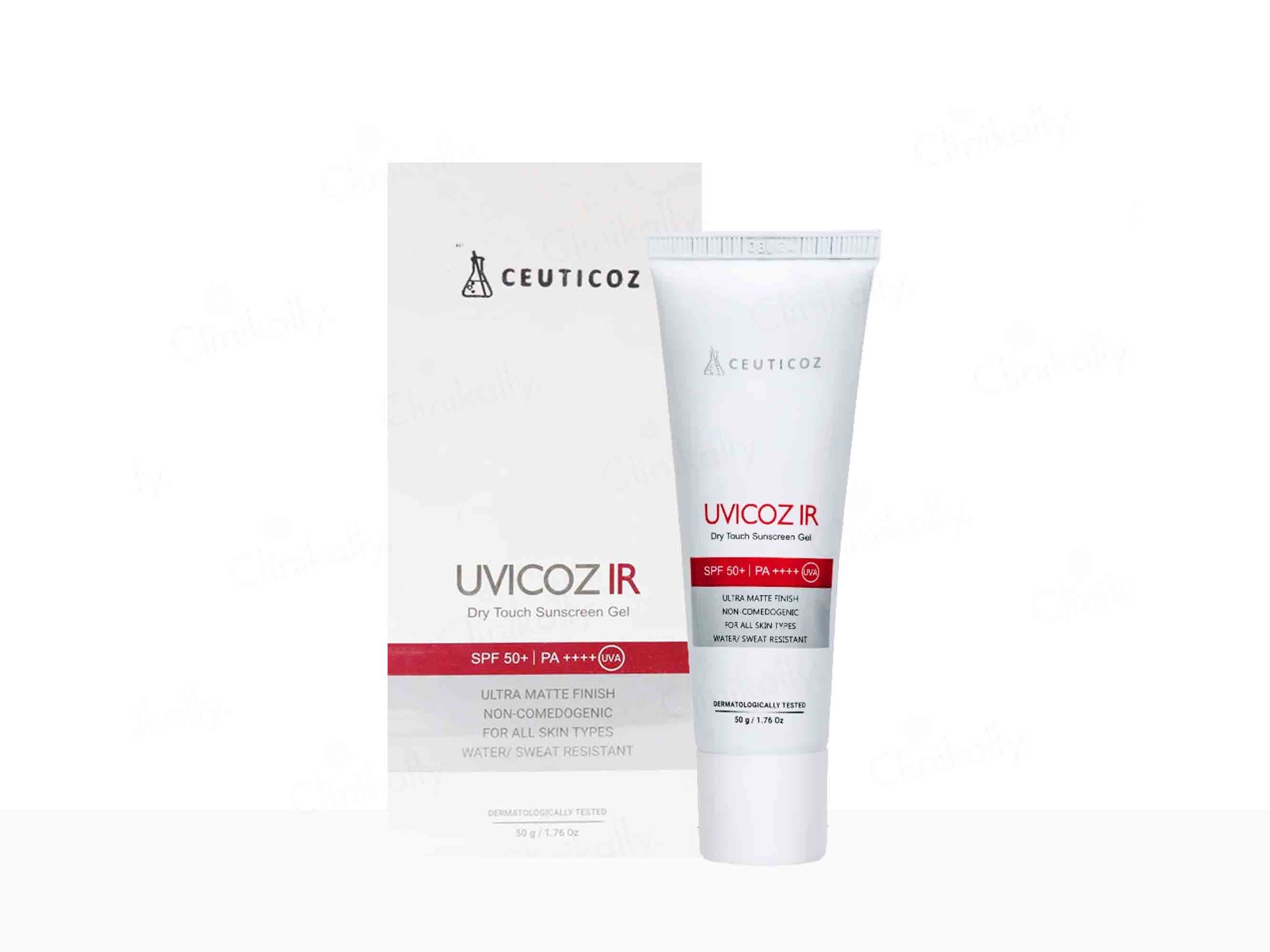 Uvicoz IR Ultra Matte Finish Dry Touch Sunscreen Gel SPF 50+ PA++++