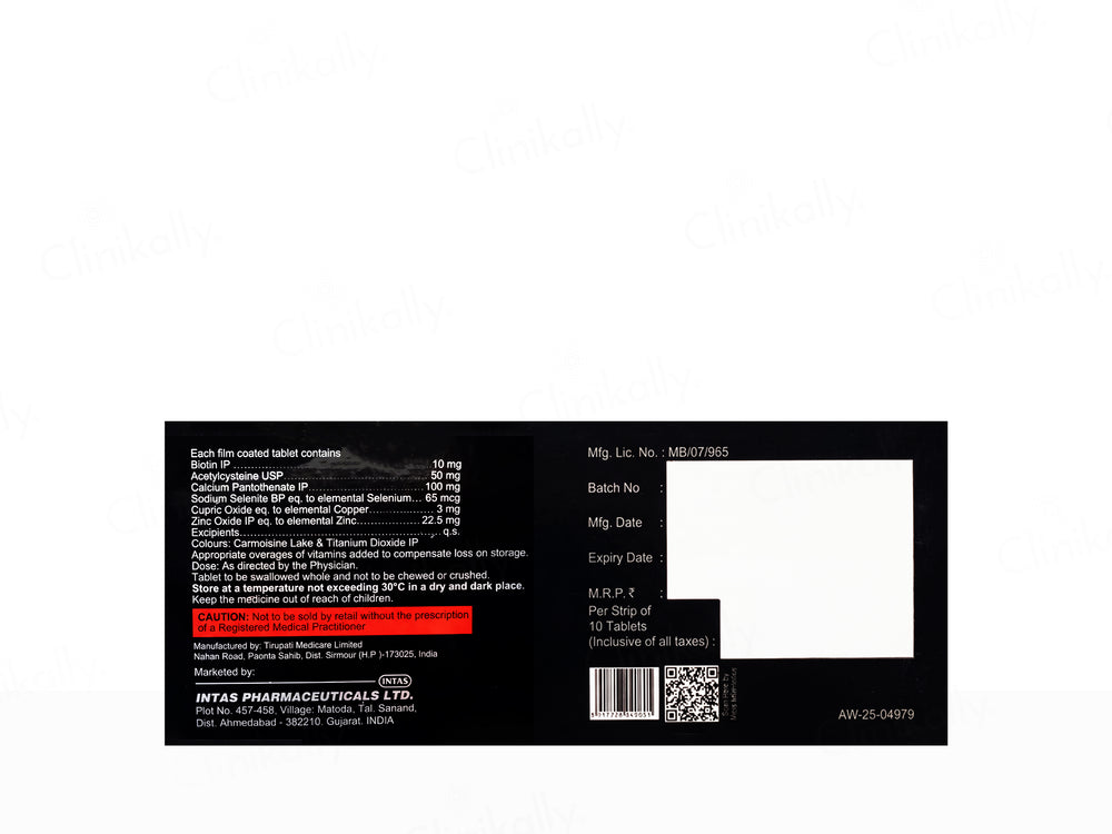 VB7 Blak Hair Tablet