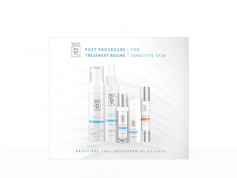 VLCC Clinic Post Procedure Treatment Regime Kit For Sensitive Skin
