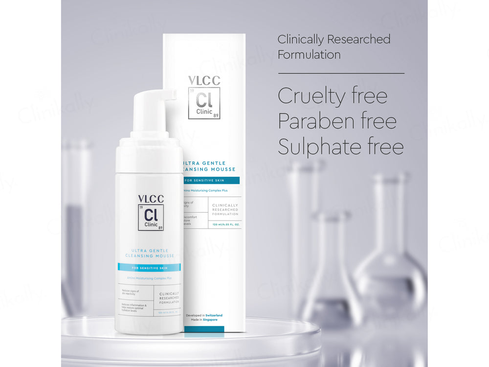 VLCC Clinic Ultra Gentle Cleansing Mousse For Sensitive Skin