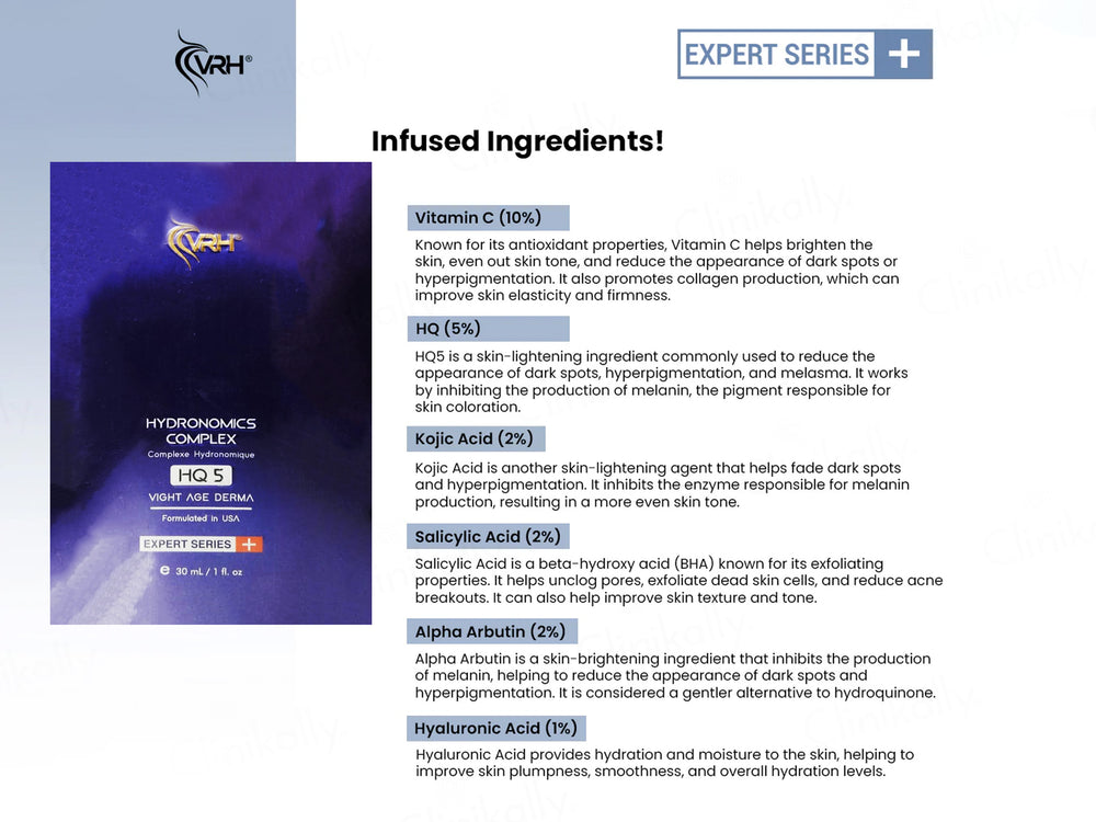 VRH HQ 5 Hydronomics Complex Face Serum