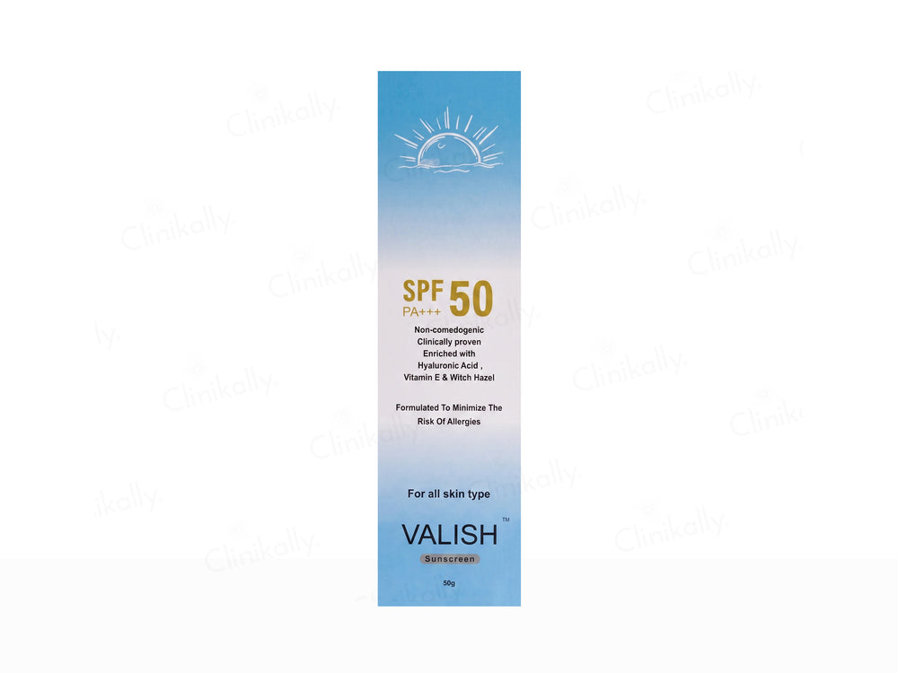 Valish Sunscreen SPF 50 PA+++