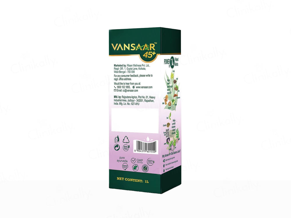 Vansaar 45+ Diabetic Care Diab Balance Supplement Juice