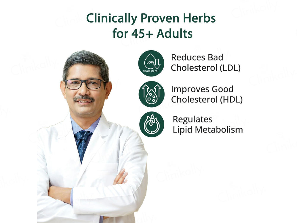 Vansaar 45+ Healthy Heart Cholesterol Balance Supplement Juice