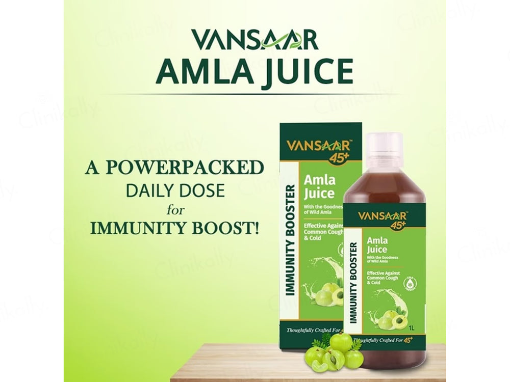 Vansaar 45+ Immunity Booster Amla Supplement Juice