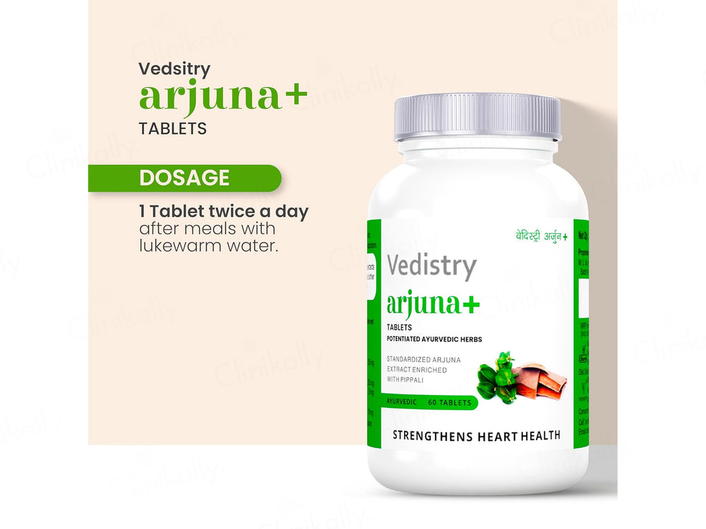 Vedistry Arjuna+ Ayurvedic Tablet