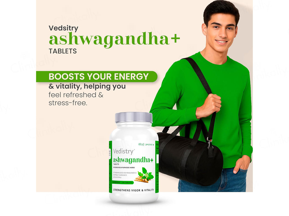 Vedistry Ashwagandha+ Ayurvedic Tablet