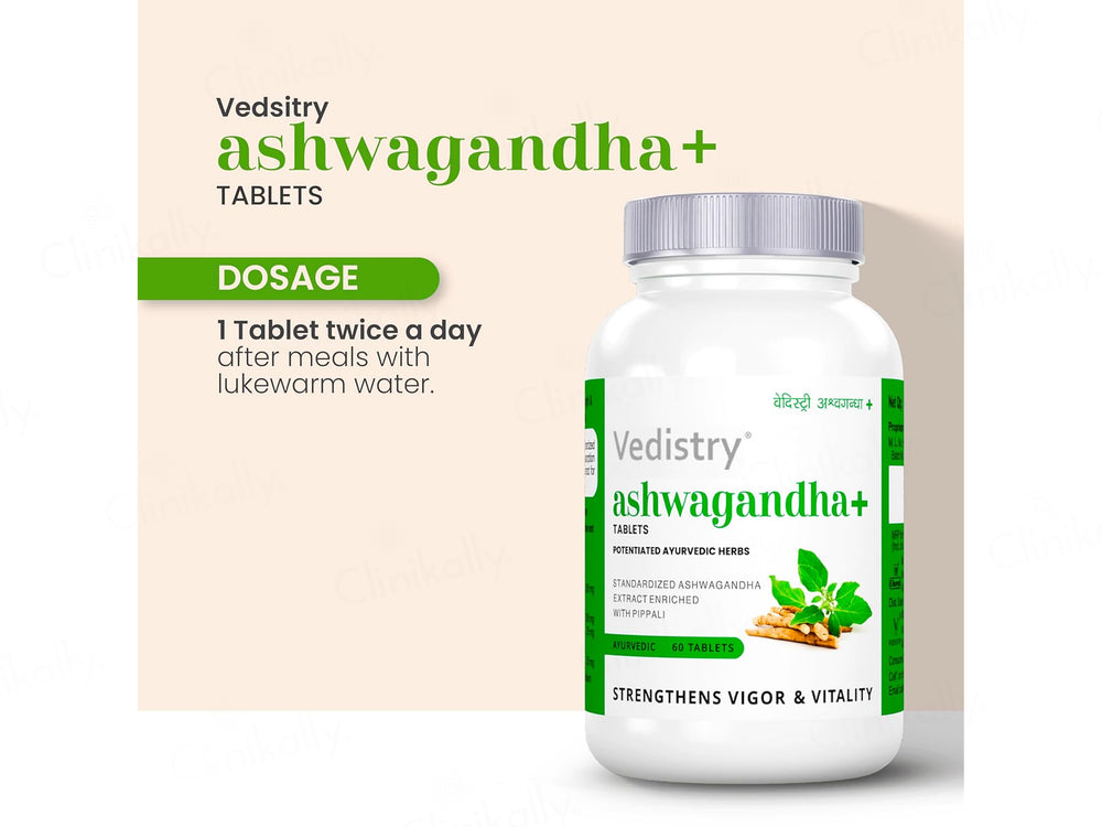 Vedistry Ashwagandha+ Ayurvedic Tablet