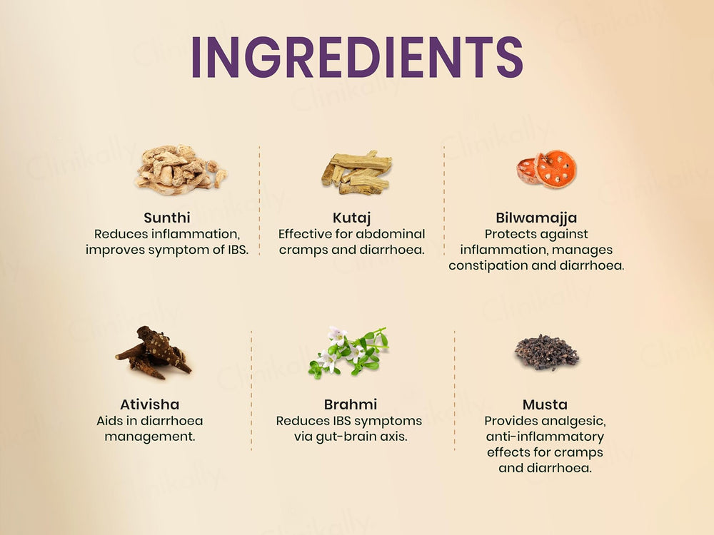 Vedistry Dipya Ayurvedic IBS Relief Tablet