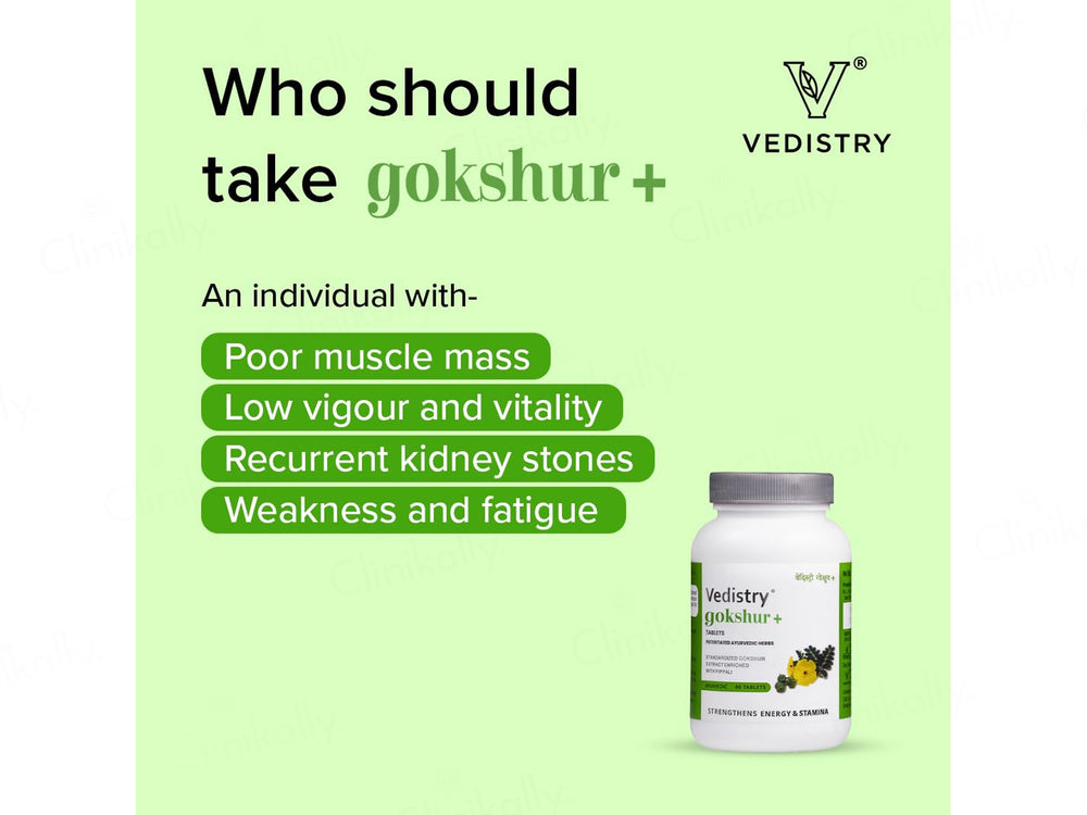 Vedistry Gokshur+ Ayurvedic Tablet