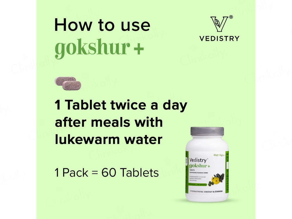 Vedistry Gokshur+ Ayurvedic Tablet