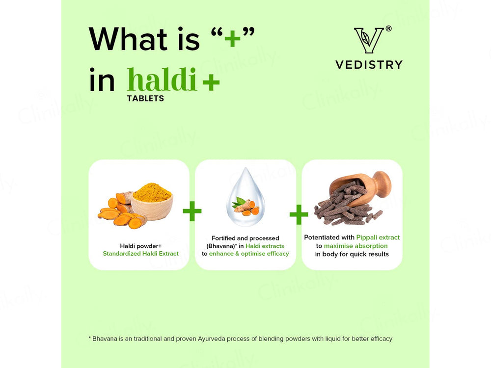 Vedistry Haldi+ Ayurvedic Tablet
