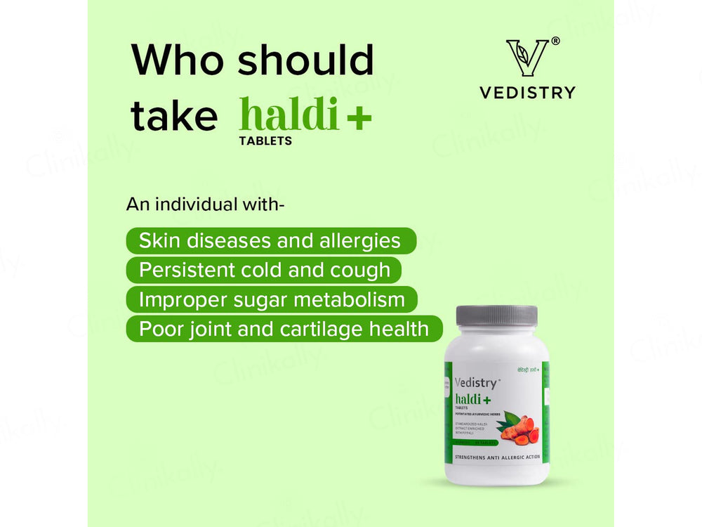 Vedistry Haldi+ Ayurvedic Tablet