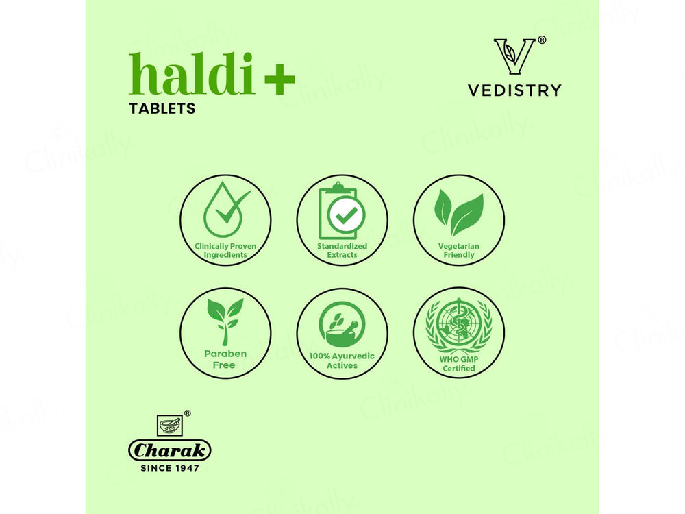 Vedistry Haldi+ Ayurvedic Tablet
