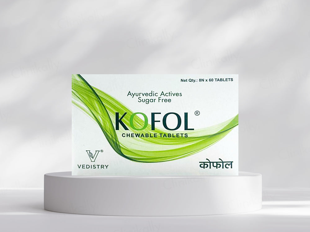 Vedistry Kofol Ayurvedic Sugar Free Chewable Tablet