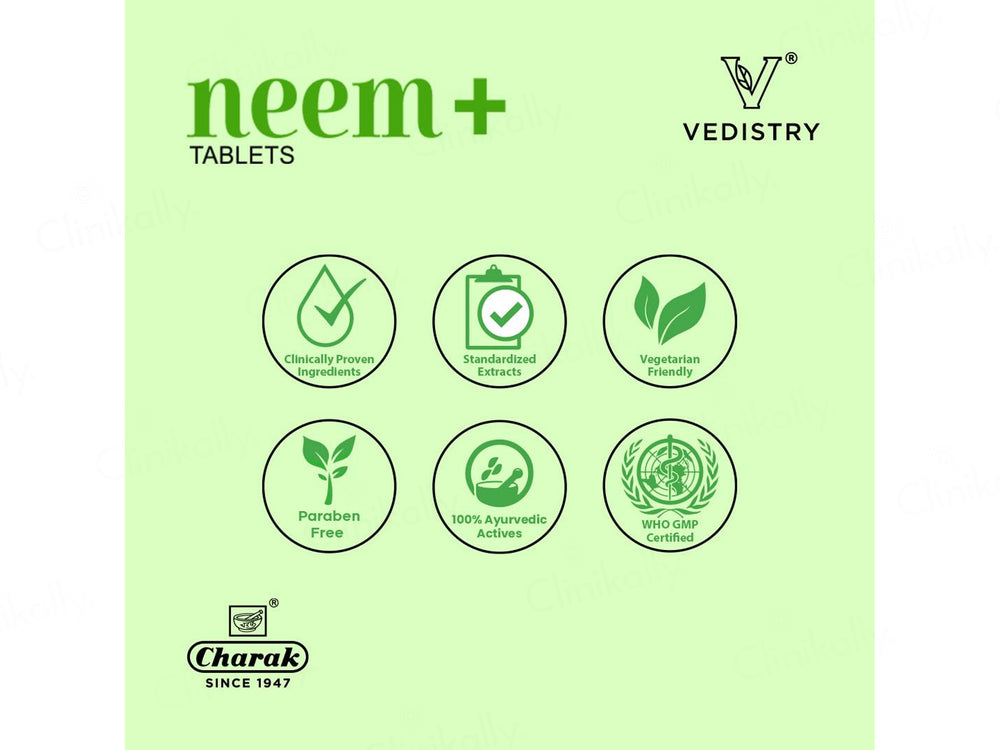 Vedistry Neem+ Ayurvedic Tablet