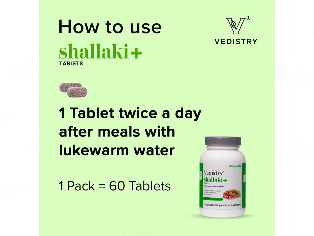 Vedistry Shallaki+ Ayurvedic Tablet