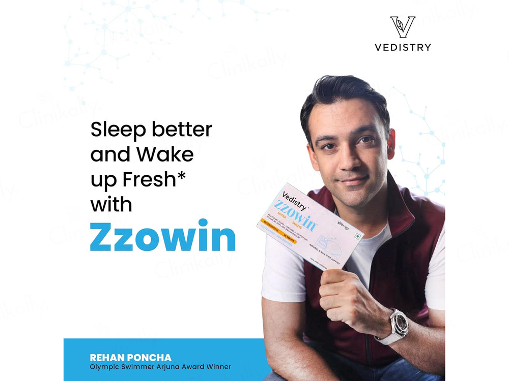 Vedistry Zzowin Nutra Tablet For Natural & Safe Sleep