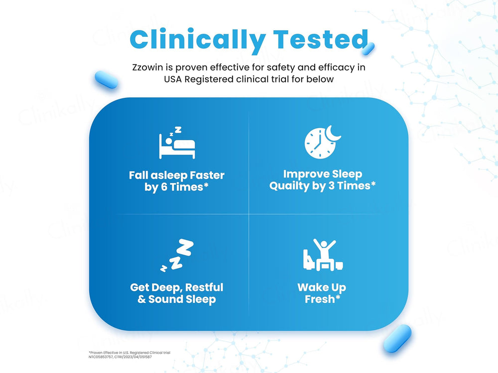 Vedistry Zzowin Nutra Tablet For Natural & Safe Sleep