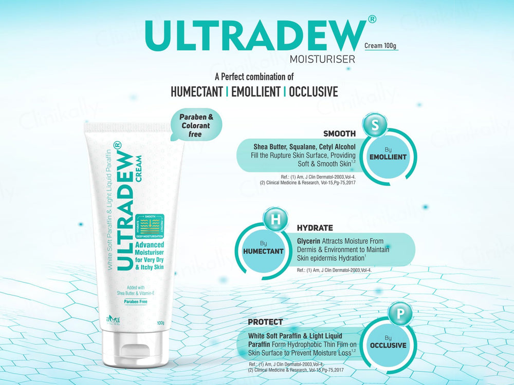 Vegetal Ultradew Advanced Moisturiser Cream For Very Dry & Itchy Skin