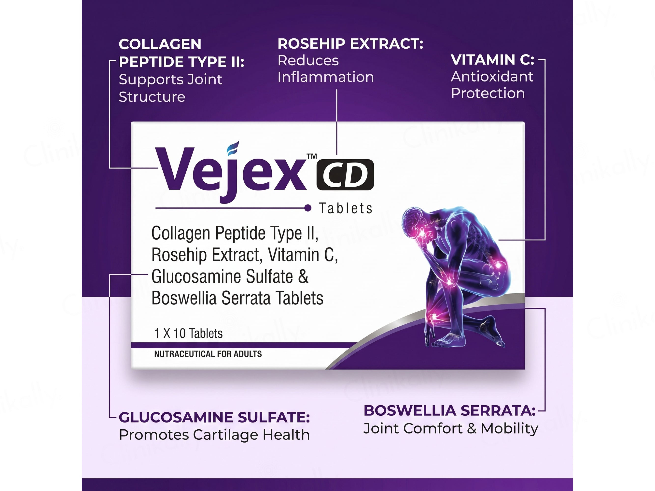 Vejex CD Nutraceutical Tablet