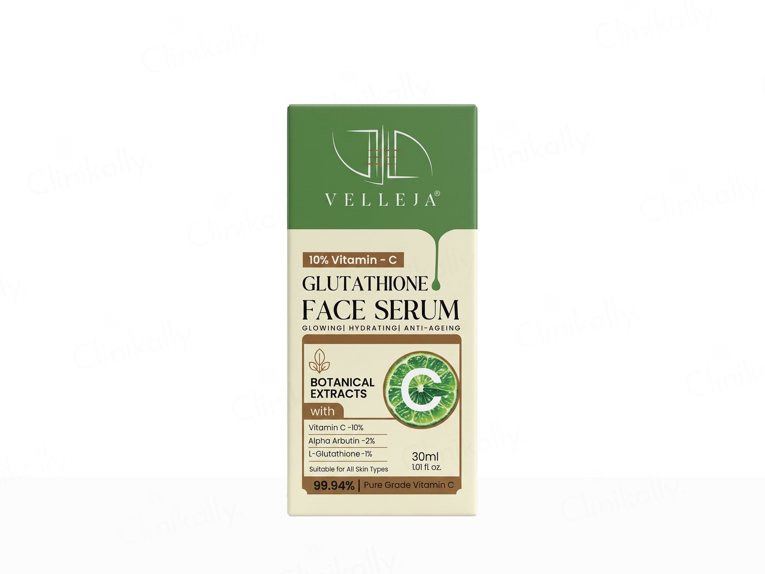 Velleja 10% Vitamin C Glutathione Face Serum